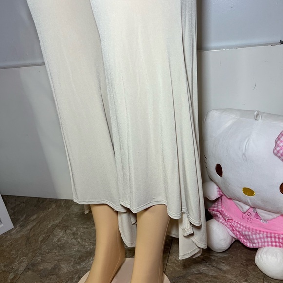 Cream Wide-Leg Pants - Picture 5 of 5
